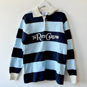 THE RITZ-CARLTON x Late Checkout Rugby Polo – Light Blue/Navy – Size S